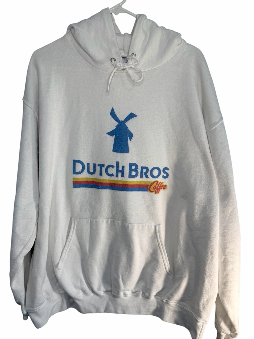 Dutch Bros XXL White Logo Hoodie DB 1992 Classic